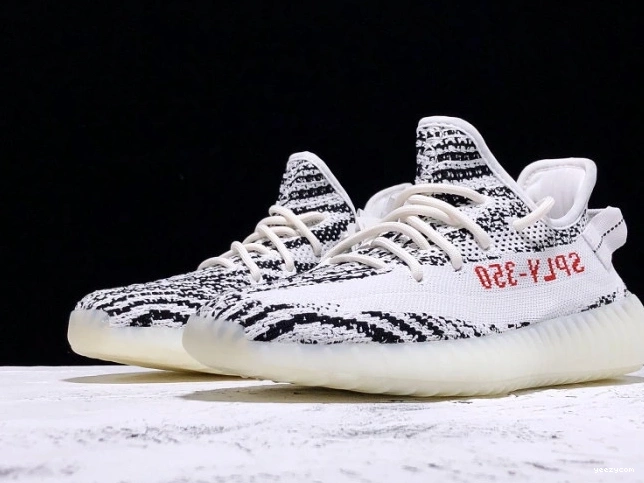 Yeezy Zebra CP9654 White Black 350 Boost V2 Adidas 0810